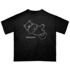 ネフデザイン事務所のへそてん猫 オーバーサイズTシャツ