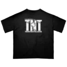 アタマスタイルの化学Tシャツ：TNT：トリニトロトルエン：爆発：爆弾：火薬：化学構造・分子式：科学：学問：理系 オーバーサイズTシャツ