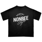 飲兵衛StyleのSENDAI NONBEE Style Big LOGO Oversized T-Shirt