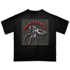PALA's SHOP　cool、シュール、古風、和風、のGrim Reaperー鎧を着た死神 Oversized T-Shirt