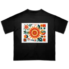 太陽の光に包まれて　Wrapped in Sunlightの太陽のキスに包まれて オーバーサイズTシャツ