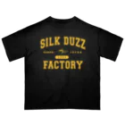 silk duzz factory APPARELのsilk duzz factory【college】イエロー オーバーサイズTシャツ