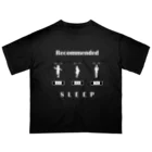 sleepscienceの推奨睡眠時間 Oversized T-Shirt