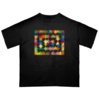 MtDesignShopのパズル(カラフルなフレーム風) オーバーサイズTシャツ