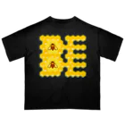 LalaHangeulのハニカム構造(BEE） オーバーサイズTシャツ