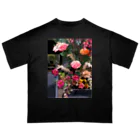 Das ist hübschのDahlia Vase - oil painting-  オーバーサイズTシャツ