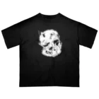 grau und mattのCats And Skulls White オーバーサイズTシャツ