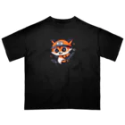 🔥AI art shop🔥のアライグマ（アニメ風） Oversized T-Shirt