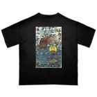 JapaneseArt Yui Shopの亀蟹合戦 オーバーサイズTシャツ