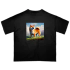 KAWAII-CLUBのKAWAII柴犬001 Oversized T-Shirt