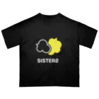 ホームページクリエイター・ターキーのホームページクリエイターターキー（SISTERS）ブラック オーバーサイズTシャツ