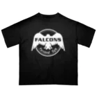 Personal Gym FALCONSのチームFALCONSホワイト オーバーサイズTシャツ