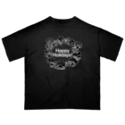 TUBEADのきのこリン　ぱ〜と３　#HappyHolidays オーバーサイズTシャツ