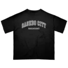 SASEBO CITY SHOPのカレッジ風 オーバーサイズTシャツ