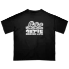 QUQU_WORKSのウミアソビ マリンライフ 海遊び サーフ ホワイト Oversized T-Shirt