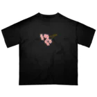 紅藤コミミズクの桜 オーバーサイズTシャツ