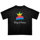 King of Arenaの"Think Arena" Rainbow Logo Oversized T-Shirt