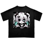 saitou1x4のホラー　かわいいグール１ オーバーサイズTシャツ