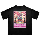 大江戸花火祭りのCelestial Ryujin Realm～天上の龍神社8 オーバーサイズTシャツ