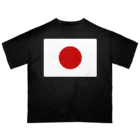 お絵かき屋さんの日本の国旗 Oversized T-Shirt