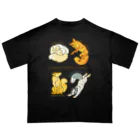 タタナ幻獣館のCHEESE CHEESE FOXES オーバーサイズTシャツ