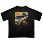 日本の風景 COOL JAPANの日本の風景:富士吉田市で見られる絶景、 Oversized T-Shirt