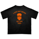 『NG （Niche・Gate）』ニッチゲート-- IN SUZURIのI GOT MY MIND SET ON YOU.(橙) オーバーサイズTシャツ