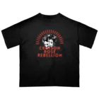 CHIBE86のCrimson Rose Rebellion オーバーサイズTシャツ