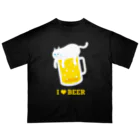 hiropo3のねこ泡ビール Oversized T-Shirt