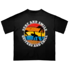 chataro123のSurf and Smile, Guitars and Chill Oversized T-Shirt