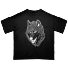 羽深の玩具の【復刻】獣TシャツBLACK Oversized T-Shirt