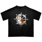 犬グッズの店しえるぶるーのマリンだワン　シェルティー Oversized T-Shirt