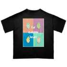 極東心臓　のKyokuto-heart オーバーサイズTシャツ