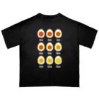 オノマトピアのゆで卵早見表 Oversized T-Shirt