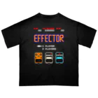 Siderunの館 B2のレトロゲーム風なエフェクター オーバーサイズTシャツ