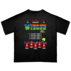 Siderunの館 B2のレトロゲーム風なタコさんウインナー オーバーサイズTシャツ