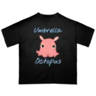 LalaHangeulのumbrella octopus(めんだこ) 英語バージョン② Oversized T-Shirt