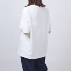 LalaHangeulの海馬パパとこども　ピンク(ハングルデザイン)　バックプリント Oversized T-Shirt