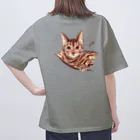 N-huluのベンガル猫のジルちゃん Oversized T-Shirt