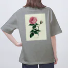 J. Jeffery Print Galleryのロサ・センティフォリア オーバーサイズTシャツ