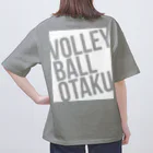 unyounyounyoのVOLLEY BALL OTAKU(オタク)<白インク> オーバーサイズTシャツ