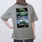 殿下と爬虫類。の多肉植物のある生活 Oversized T-Shirt