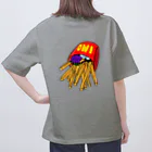 あやしいおばさん くろまめさんのランチ（ポテトのセット） Oversized T-Shirt