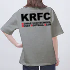 KRFC：狛江高校ラグビー部のKRFC：Komae Ball x BK オーバーサイズTシャツ