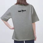 NET SHOP MEKのインドの自由の壁 モノクロver. オーバーサイズTシャツ