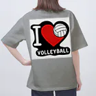 【volleyball online】の「ＩLOVE バレーボール」 Oversized T-Shirt