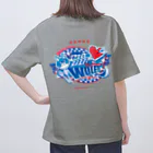 610wolf_の610ロゴビビッド オーバーサイズTシャツ