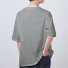 ゴッド神TVちゃんねるSHOPのかえる観賞魚店　白抜き丸ロゴ Oversized T-Shirt