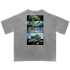 殿下と爬虫類。の多肉植物のある生活 Oversized T-Shirt