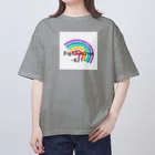 ストリートファッションはEighTwOne-821-(えいとぅーわん はちにーいち)のRainbow Oversized T-Shirt